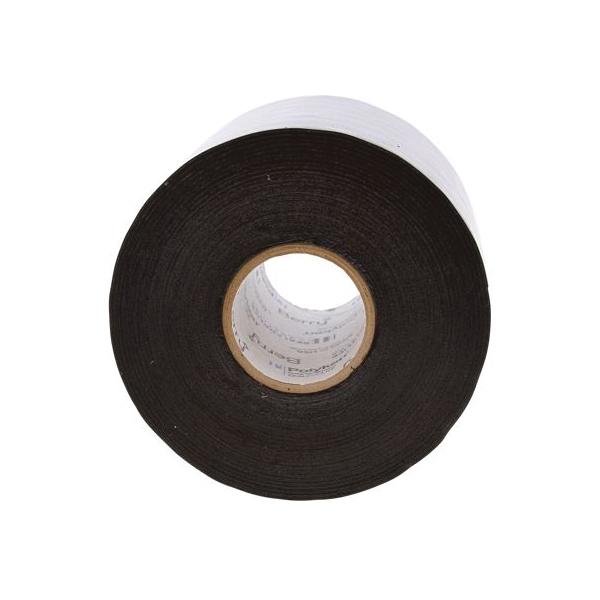 Jones Stephens™ T17004 Pipe Wrap Tape, 12 mil Thick, 4 in W, 100 ft L, Black