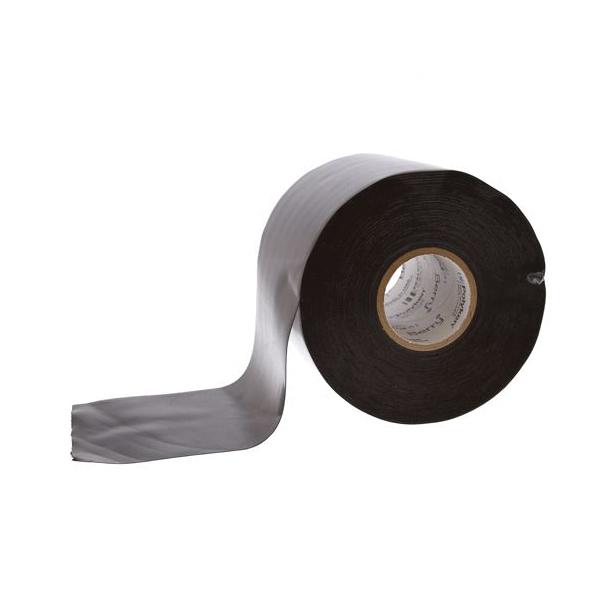 Jones Stephens™ T17004 Pipe Wrap Tape, 12 mil Thick, 4 in W, 100 ft L, Black thumbnail 2