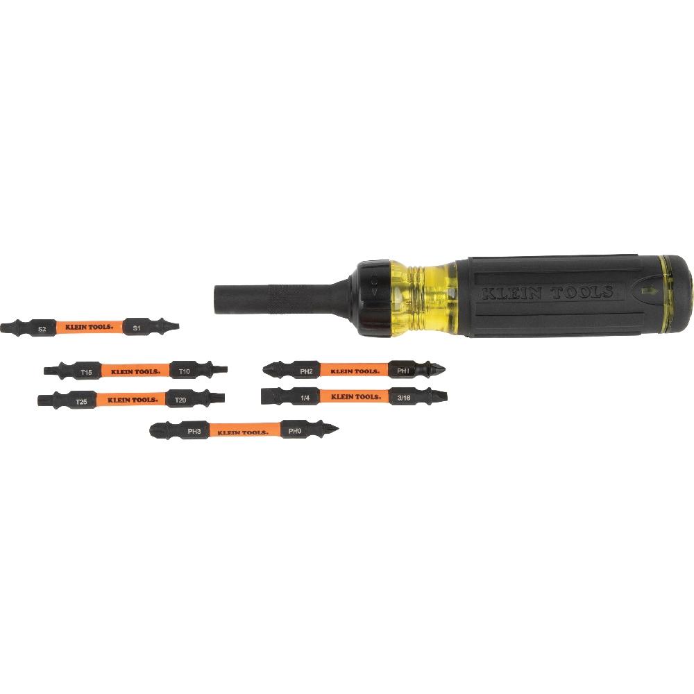 KLEIN TOOLS® 32313HD Impact Rated Screwdriver, 9.3 in OAL, Cushion Grip Handle, 1/4 in Drive