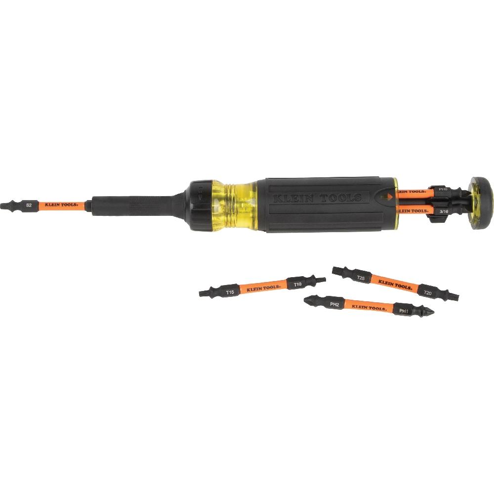 KLEIN TOOLS® 32313HD Impact Rated Screwdriver, 9.3 in OAL, Cushion Grip Handle, 1/4 in Drive