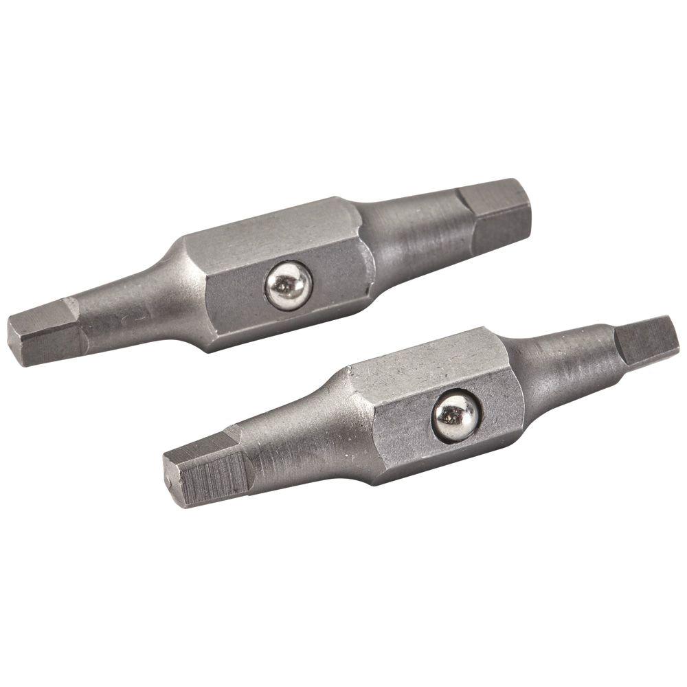 KLEIN TOOLS® 32484 Replacement Bit, Square Point, #1, #2 Point