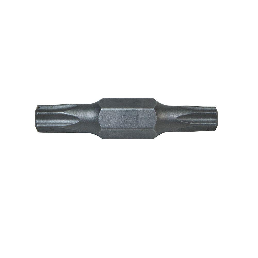 KLEIN TOOLS® 32546 Replacement Bit, Torx® Point, T25, T27 Point, 1/4 in Shank, Steel