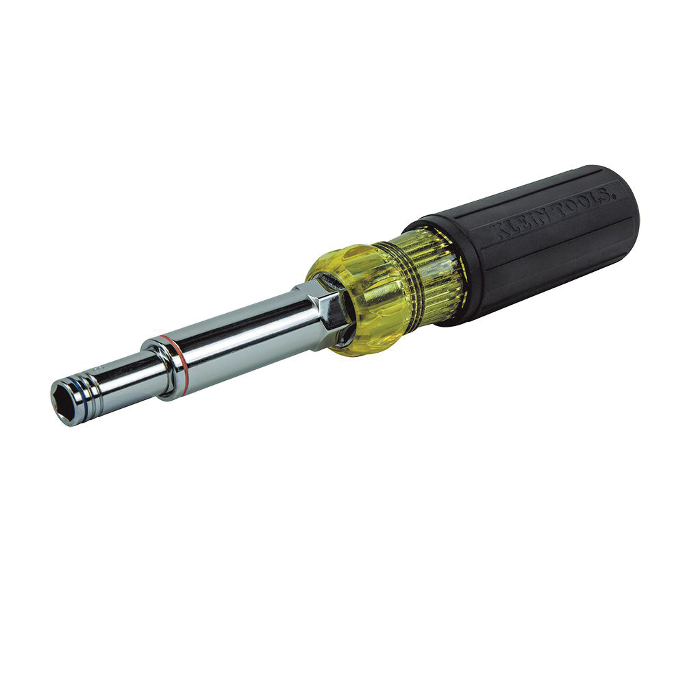 KLEIN TOOLS® 32800 Multi-Nut Driver, 4 in Shank, Round Shank, 9-1/2 in OAL