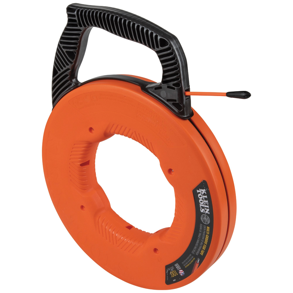 KLEIN TOOLS® 56383 Multi-Groove Fish Tape, 100 ft L, 3/16 in W, Fiberglass Tape thumbnail 2