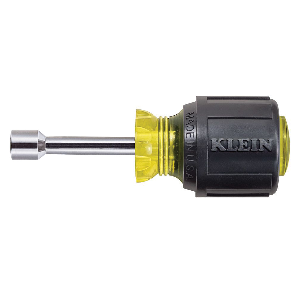 KLEIN TOOLS® 610-5/16M Nut Driver, 1-1/2 in Shank, Hollow Shank, 3-1/2 in OAL