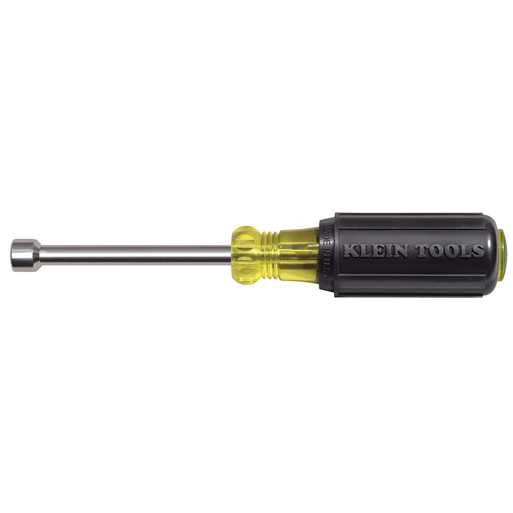 KLEIN TOOLS® 630-5/16M Nut Driver, 3 in Shank, Hollow Shank, 6-3/4 in OAL