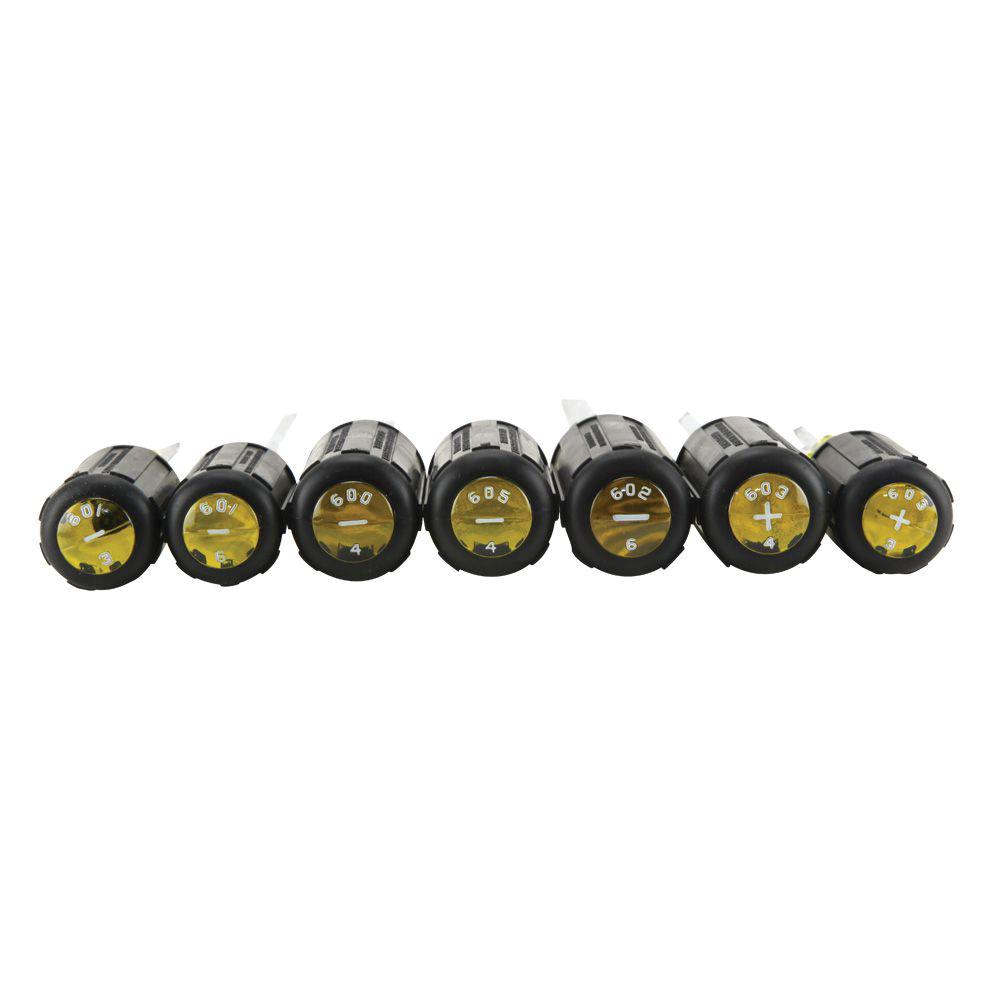 KLEIN TOOLS® 85076 Screwdriver Set, Cabinet, Keystone, Phillips® Point, #1, #2, 1/4 in, 1/8 in, 5/16 in Point