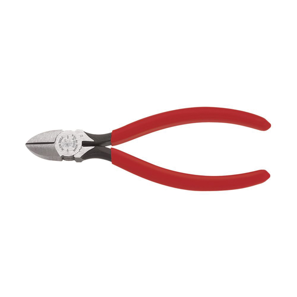 KLEIN TOOLS® D202-6 Diagonal Cutting Pliers, 6-1/8 in OAL, 21/32 in Jaw Opening, 11/16 in W Jaw, 13/16 in L Jaw