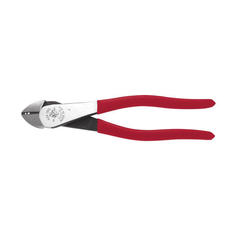 KLEIN TOOLS® D243-8 Plier, 8-1/16 in OAL, 15/16 in Cutting Capacity, 1-3/16 in W Jaw, 13/16 in L Jaw, Handform Handle