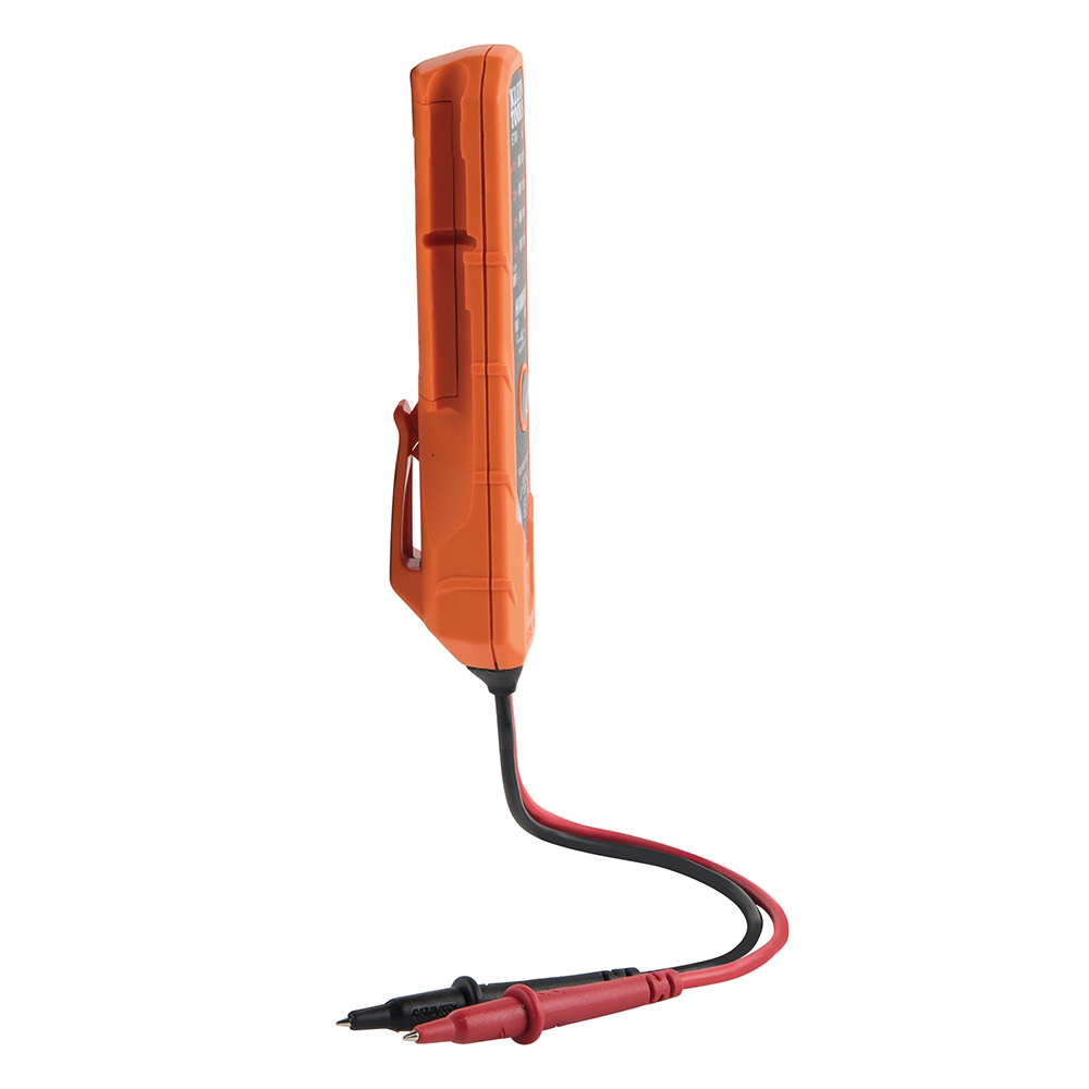 KLEIN TOOLS® ET40 Digital AC/DC Voltage Tester, 12-240 VAC, 1.5-24 VDC, 50/60 Hz, LED Display