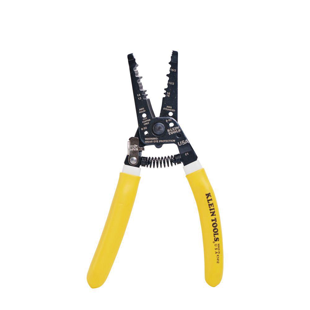 KLEIN TOOLS® Klein-Kurve® K1412 Dual Cable Stripper/Cutter, 7-3/4 in OAL, 12 AWG, 14 AWG Cable/Wire thumbnail 3