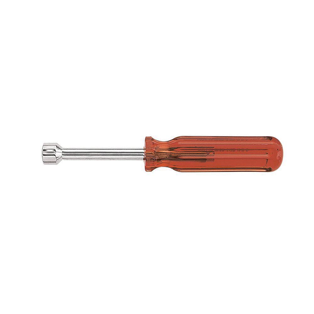 KLEIN TOOLS® S14 Nut Driver, 3 in Shank, Hollow Shank, 7 in OAL
