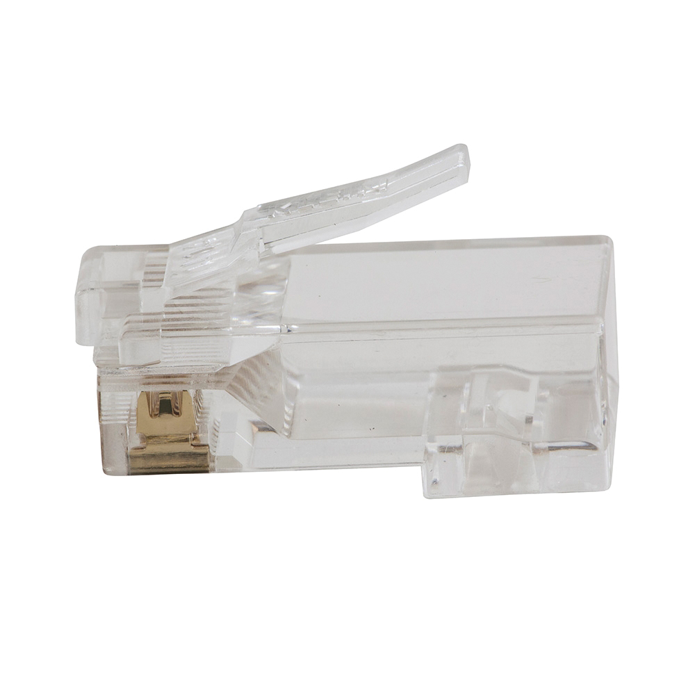 KLEIN TOOLS® Pass-Thru™ VDV826-728 Modular Data Plug, 0.04 in Dia, 7/8 in L, PVC