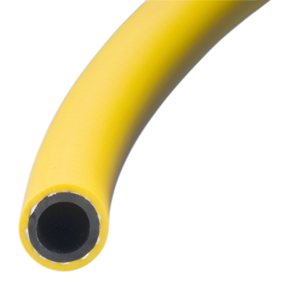 KURIYAMA™ POLYAIR® K1131-08X100 Multi-Purpose Air and Water Hose, 1/2 in Nominal, 100 ft L, PVC Tube, Yellow