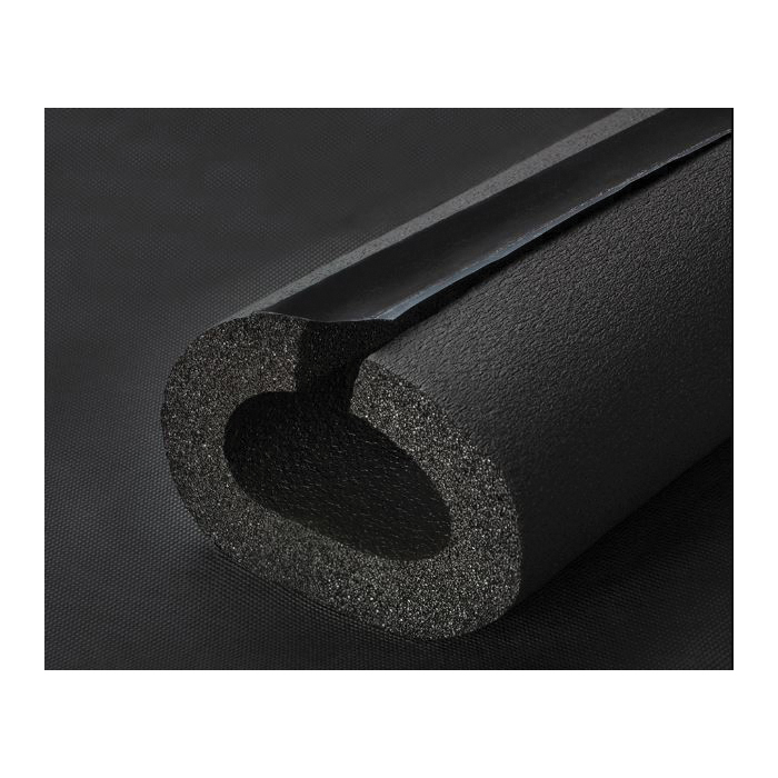 K-Flex Insul-Lock DS 6RXL038118 Pipe Insulation, 3/8 in Thick Wall, 1-1/8 in ID, 6 ft L, NBR/PVC