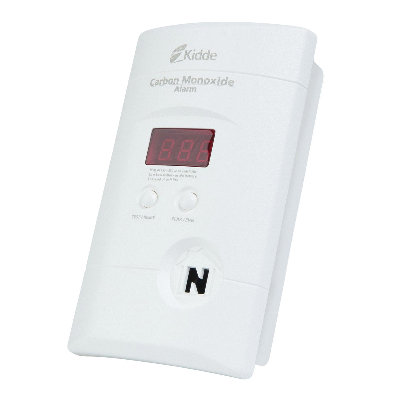FENWAL CONTROLS KN-COPP-3 Carbon Monoxide Alarm, Electrochemical Sensor, Audible Alarm, 85 dBA, White