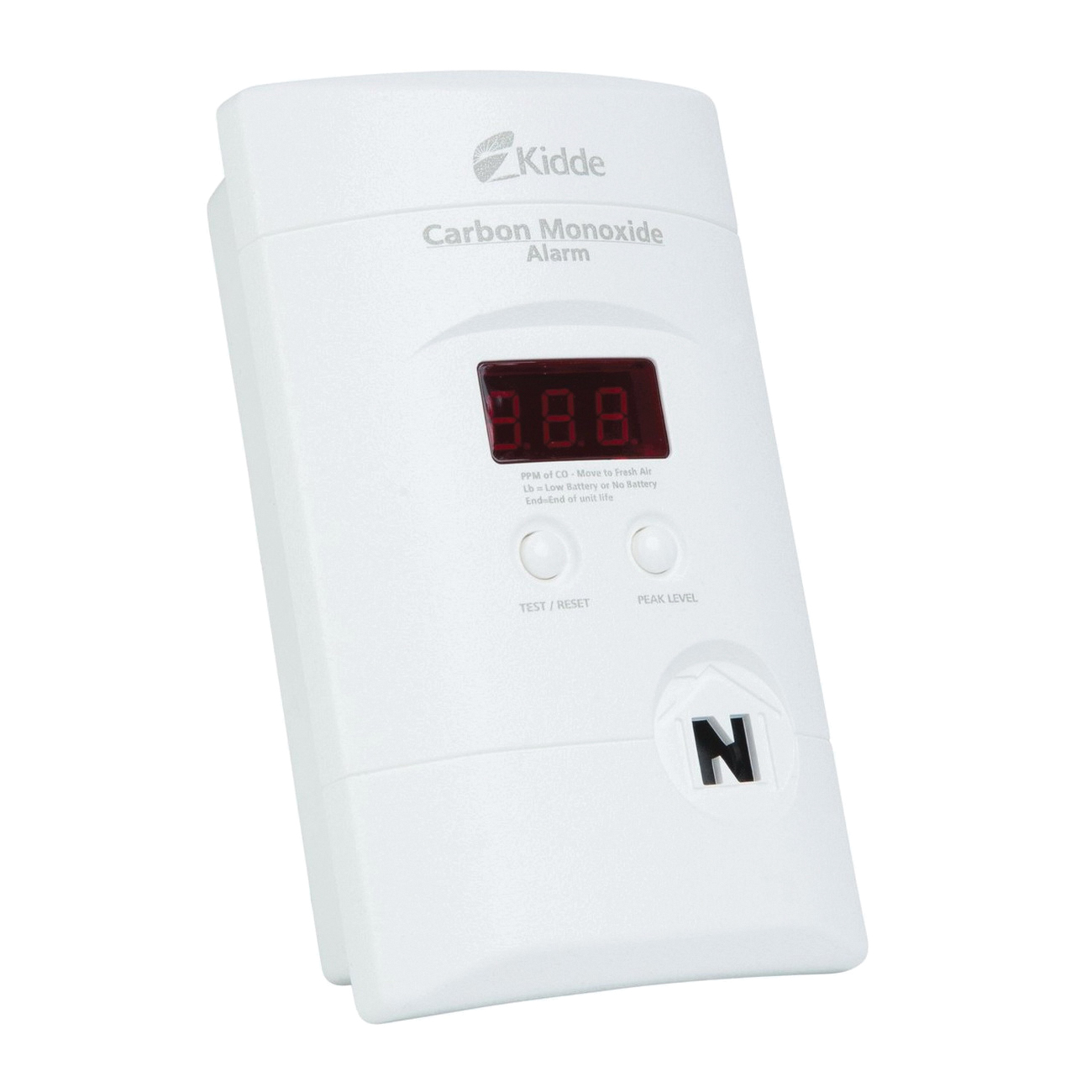 FENWAL CONTROLS KN-COPP-3 Carbon Monoxide Alarm, Electrochemical Sensor, Audible Alarm, 85 dBA, White