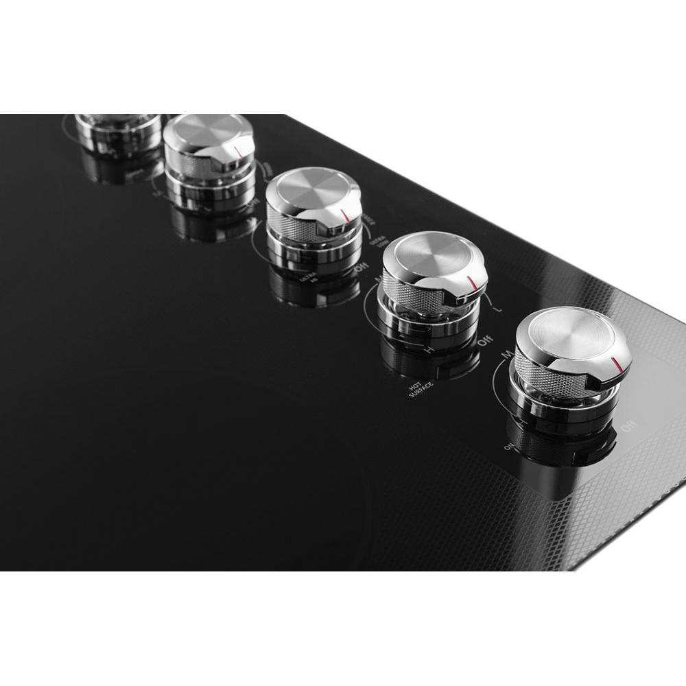 KitchenAid® KCED600GSS Electric Downdraft Cooktop With 4-Element, 30-7/8 in OAW, 22-1/16 in OAD, 4-Burner, 220 V