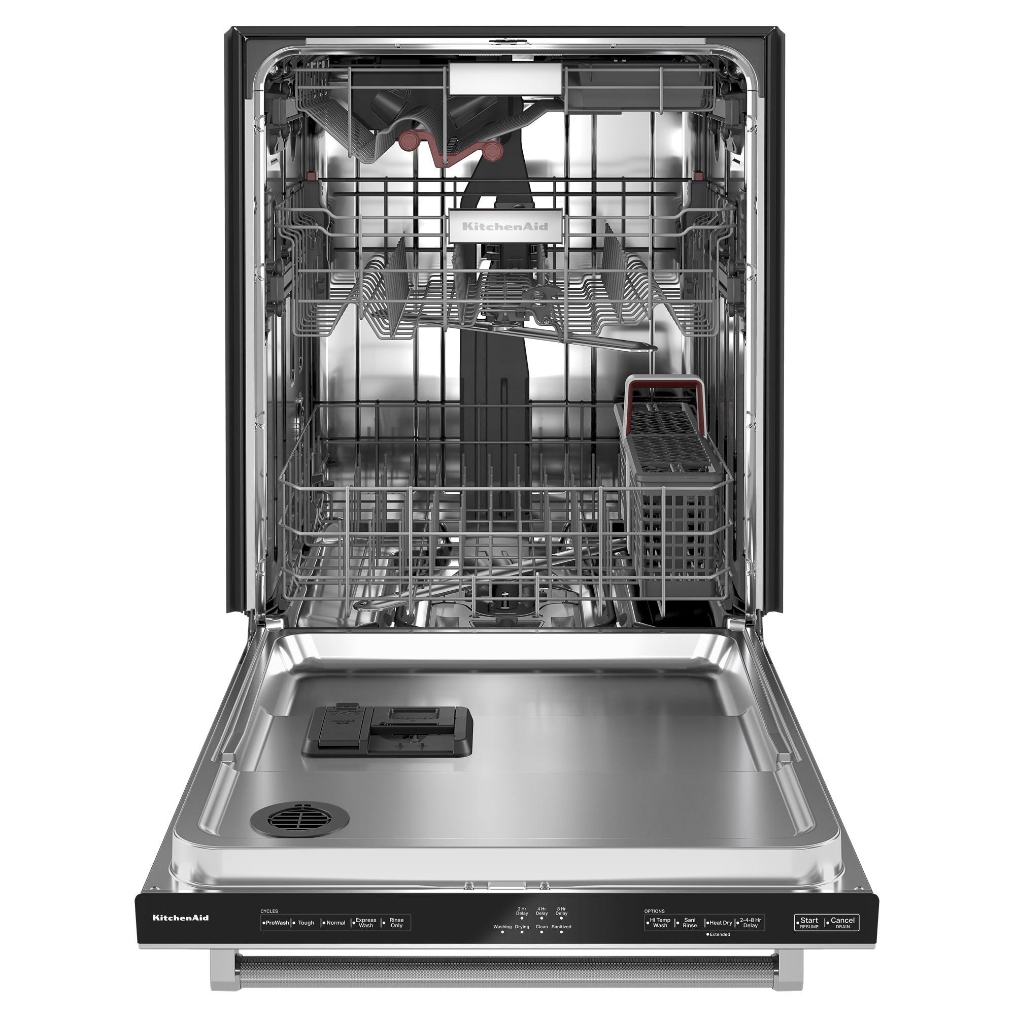 KitchenAid® Max Jets™ KDTM404KPS Dishwasher With Third Level Utensil Rack, 5-Wash Cycle thumbnail 3