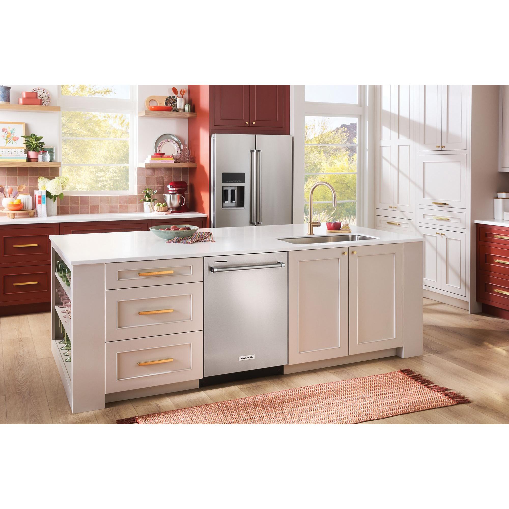 KitchenAid® Max Jets™ KDTM404KPS Dishwasher With Third Level Utensil Rack, 5-Wash Cycle thumbnail 2