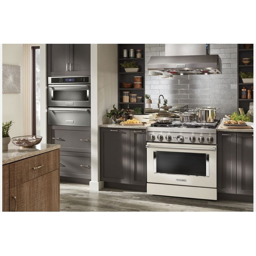KitchenAid® KMBP100ESS Built-In Microwave Oven, Digital Display, Stainless Steel, 1200 W, 208/240 V