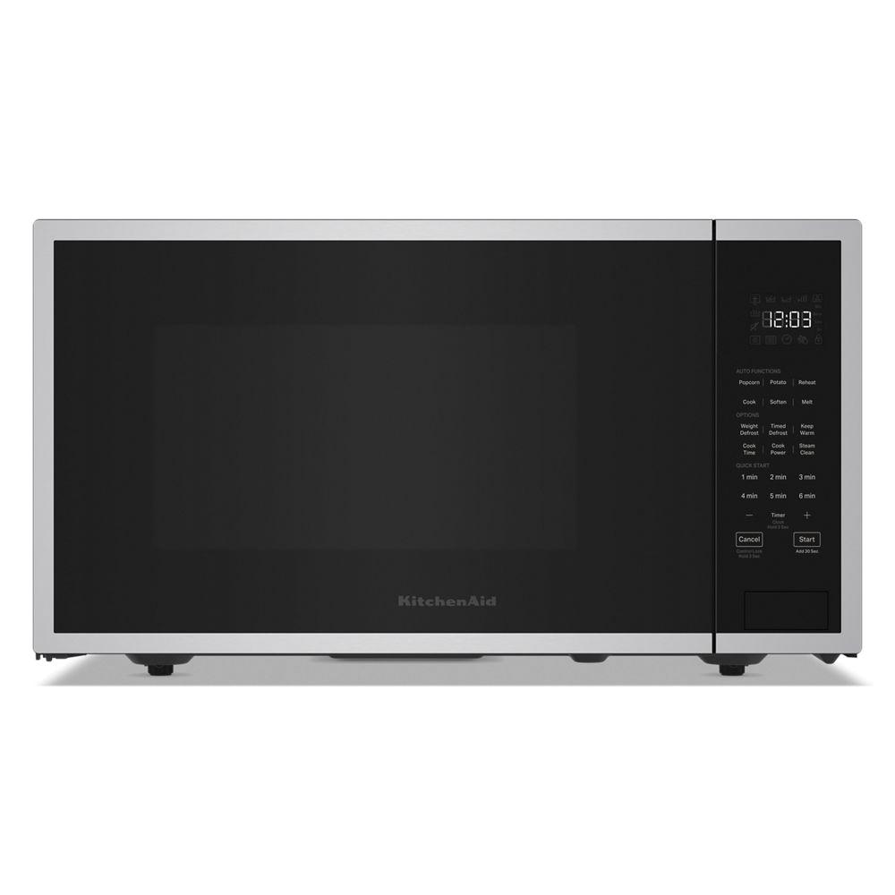 KitchenAid® KMCS122PPS Countertop Microwave With Auto-Functions, LED Display, PrintShield™ Stainless, 1200 W, 120 V