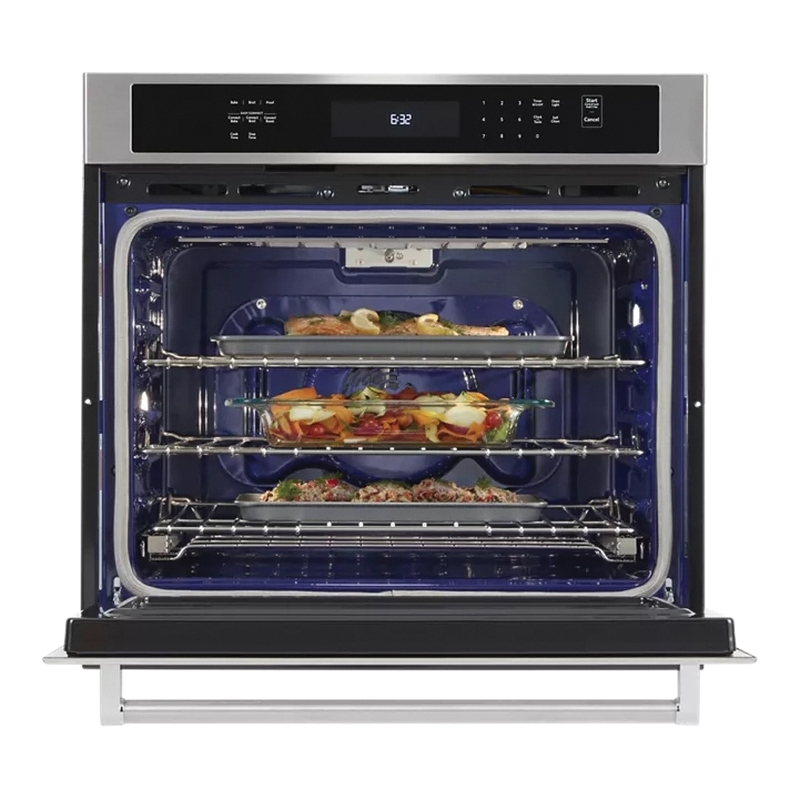 KitchenAid® KODE500ESS Double-Wall Oven With Even-Heat™ True Convection, 10 cu-ft Capacity, Metal, Stainless Steel thumbnail 4