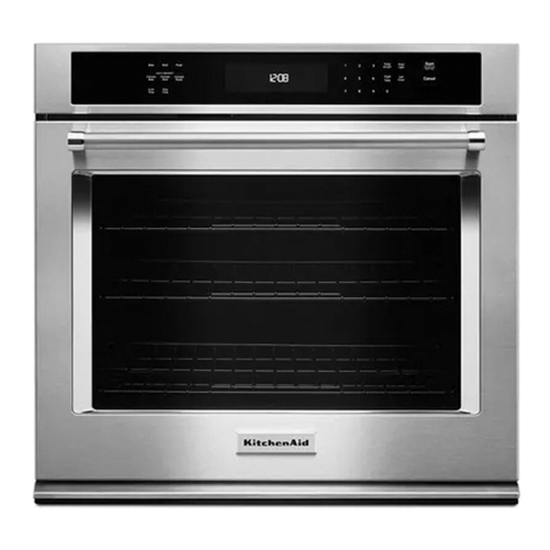 KitchenAid® KOSE500ESS Single-Wall Oven With Even-Heat™ True Convection, 5 cu-ft Capacity, Metal, Stainless Steel thumbnail 3