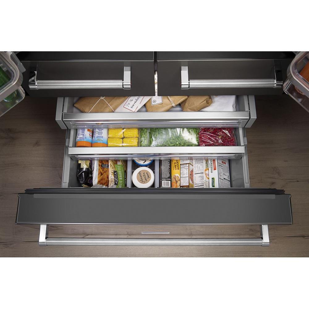KitchenAid® KRMF706ESS 25.8 cu. ft Bottom Mount Refrigerator with Platinum Interior Design, Stainless Steel thumbnail 2
