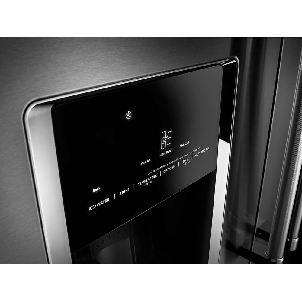KitchenAid® KRMF706ESS 25.8 cu. ft Bottom Mount Refrigerator with Platinum Interior Design, Stainless Steel thumbnail 3