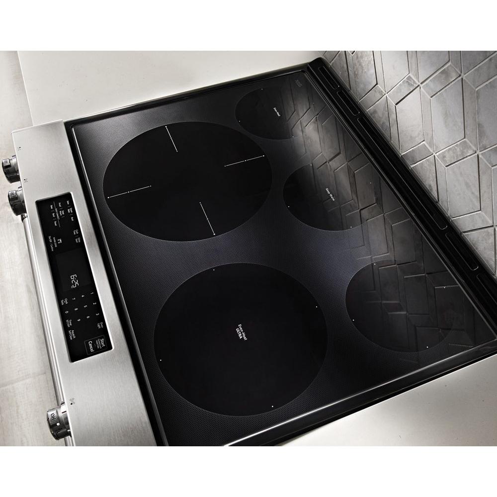KitchenAid® KSEG700ESS 6.4 cu. ft 240V 5-Element Slide-In Electric Range, Stainless Steel thumbnail 3