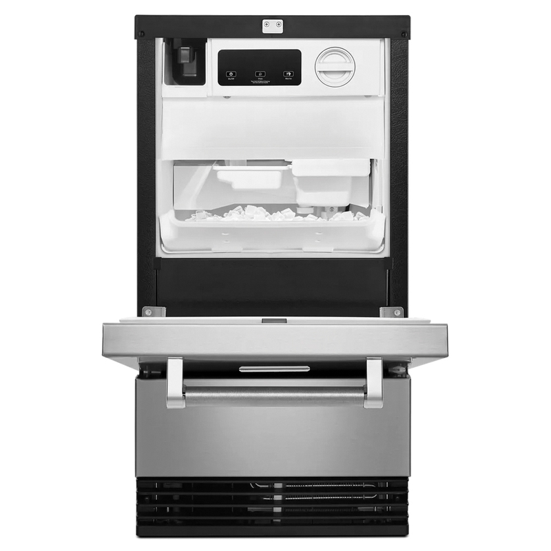 KitchenAid® KUID508HPS 115/120V 18 inch W 35 lb Automatic Ice Maker thumbnail 2