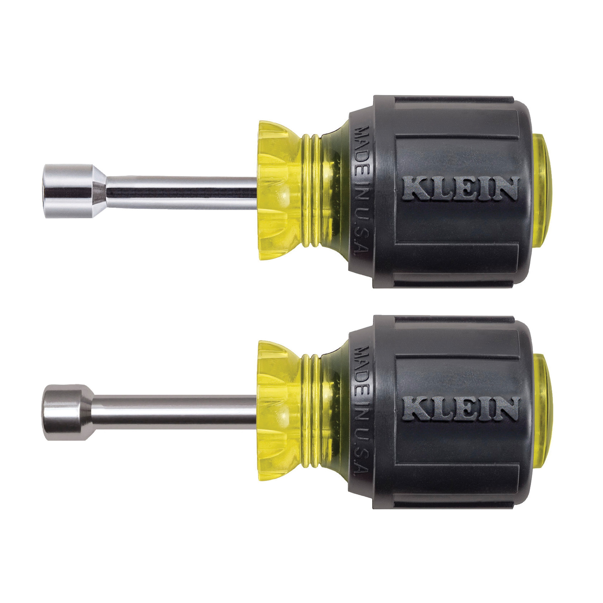 KLEIN TOOLS® 610 Nut Driver Set, 1/4 in, 5/16 in Point, Non-Insulated, 2-Piece