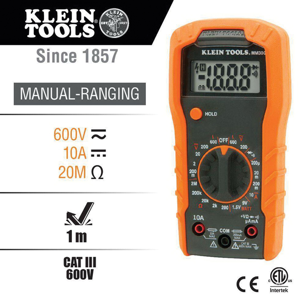 KLEIN TOOLS® MM300 KLNMM300