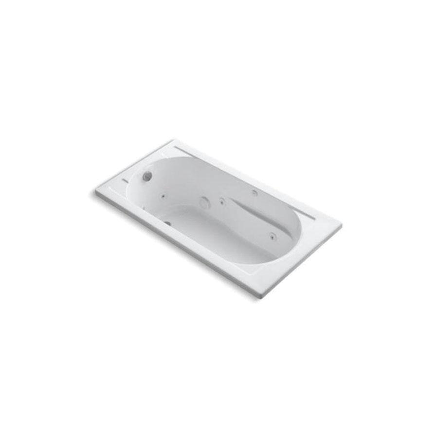 Kohler Devonshire® K-1357-0 8-Jetted Acrylic Rectangular Whirlpool, 32 inch x 60 inch, White