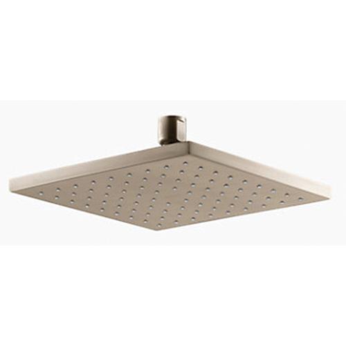 Kohler® 13695-BV Showerhead, 2.5 gpm, 1 -Spray, Ceiling, Wall Mounting, 8 in Head, Vibrant Brushed Bronze