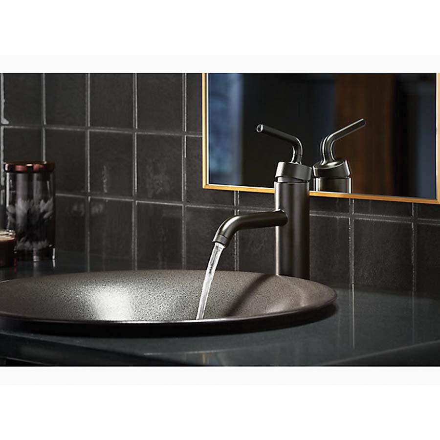 Kohler® Purist® K-14402-4A-2MB Bathroom Faucet, 1-Handle, Deck, Single-Handle, Vibrant® Moderne Brushed Brass