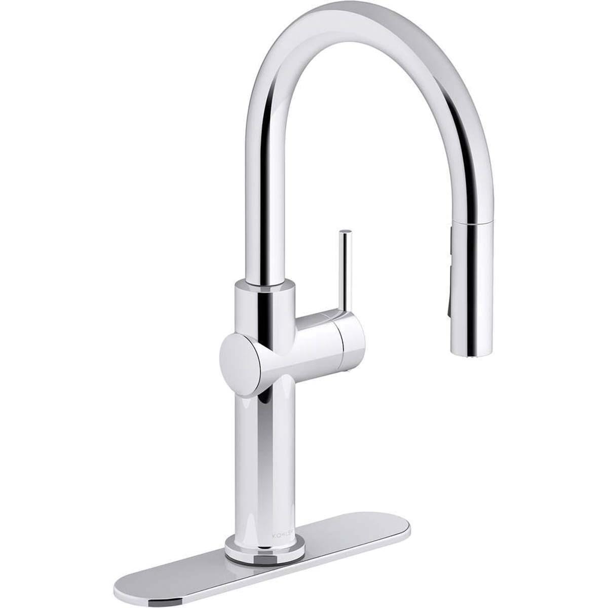 Kohler® Crue™ K-22972-CP Kitchen Faucet, Pull-Down, Polished Chrome thumbnail 4