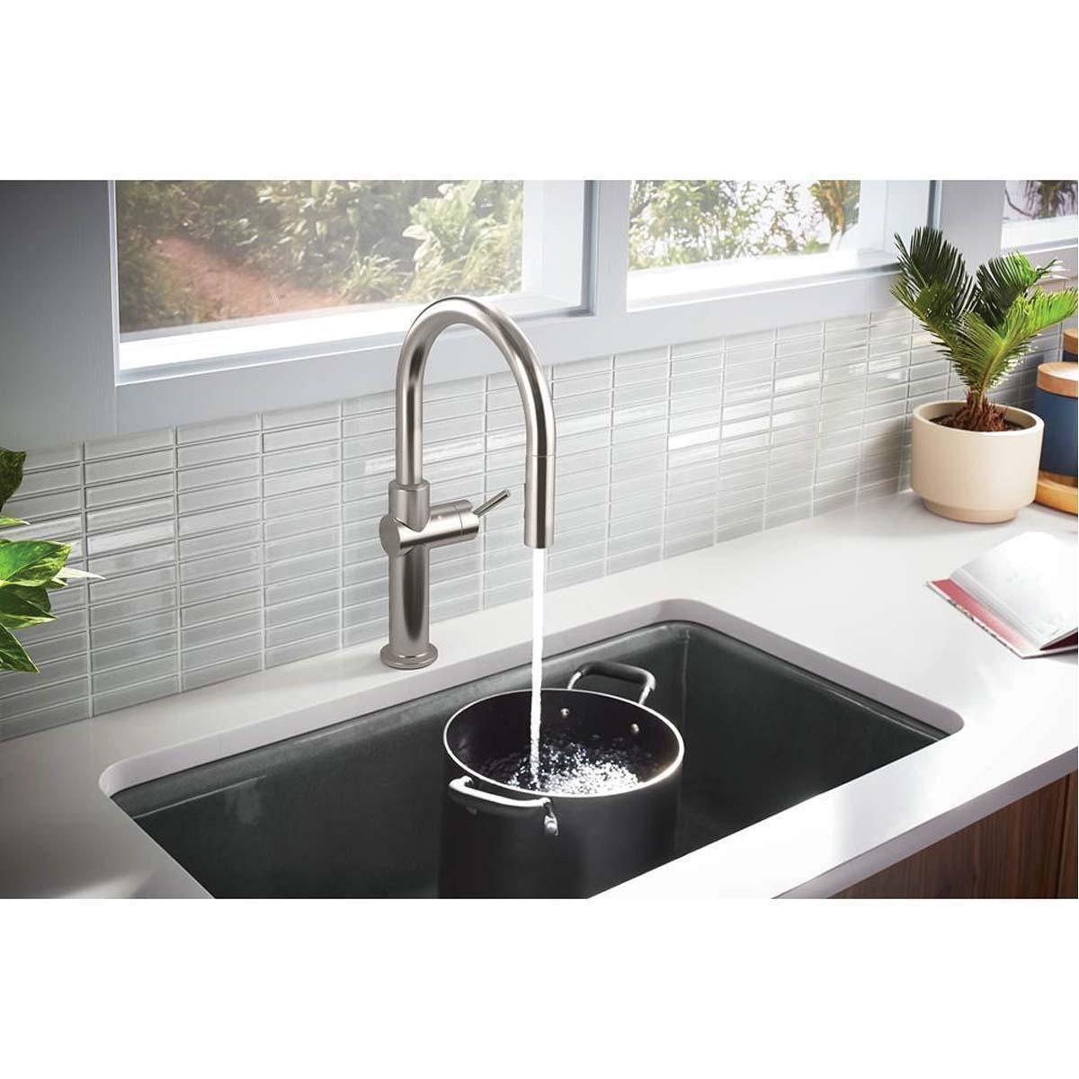 Kohler® Crue™ K-22972-VS Kitchen Faucet, Pull-Down, Vibrant® Stainless thumbnail 4