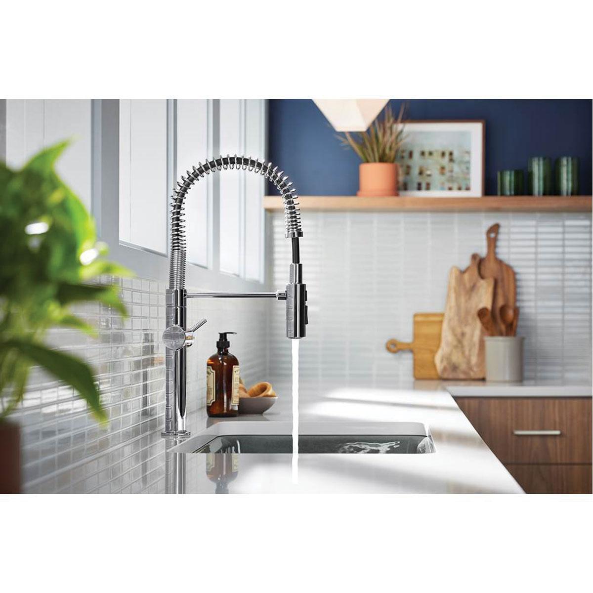 Kohler® Crue™ K-22973-CP Kitchen Faucet, Deck, Pull-Down, Polished Chrome thumbnail 2