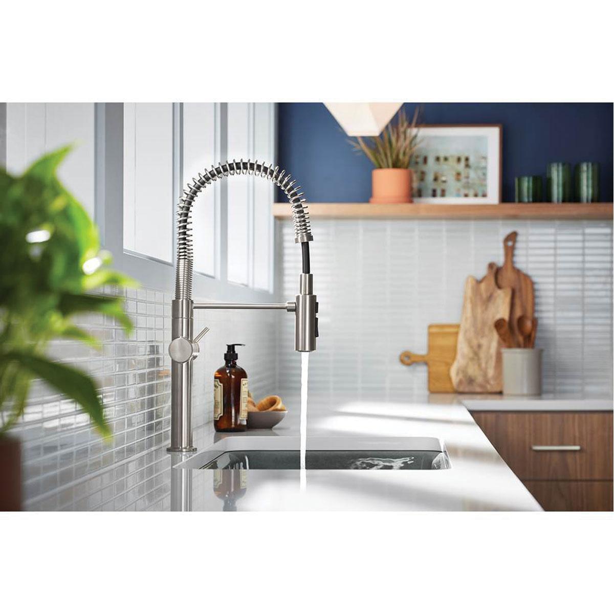Kohler® Crue™ K-22973-VS Kitchen Faucet, Deck, Pull-Down, Vibrant® Stainless