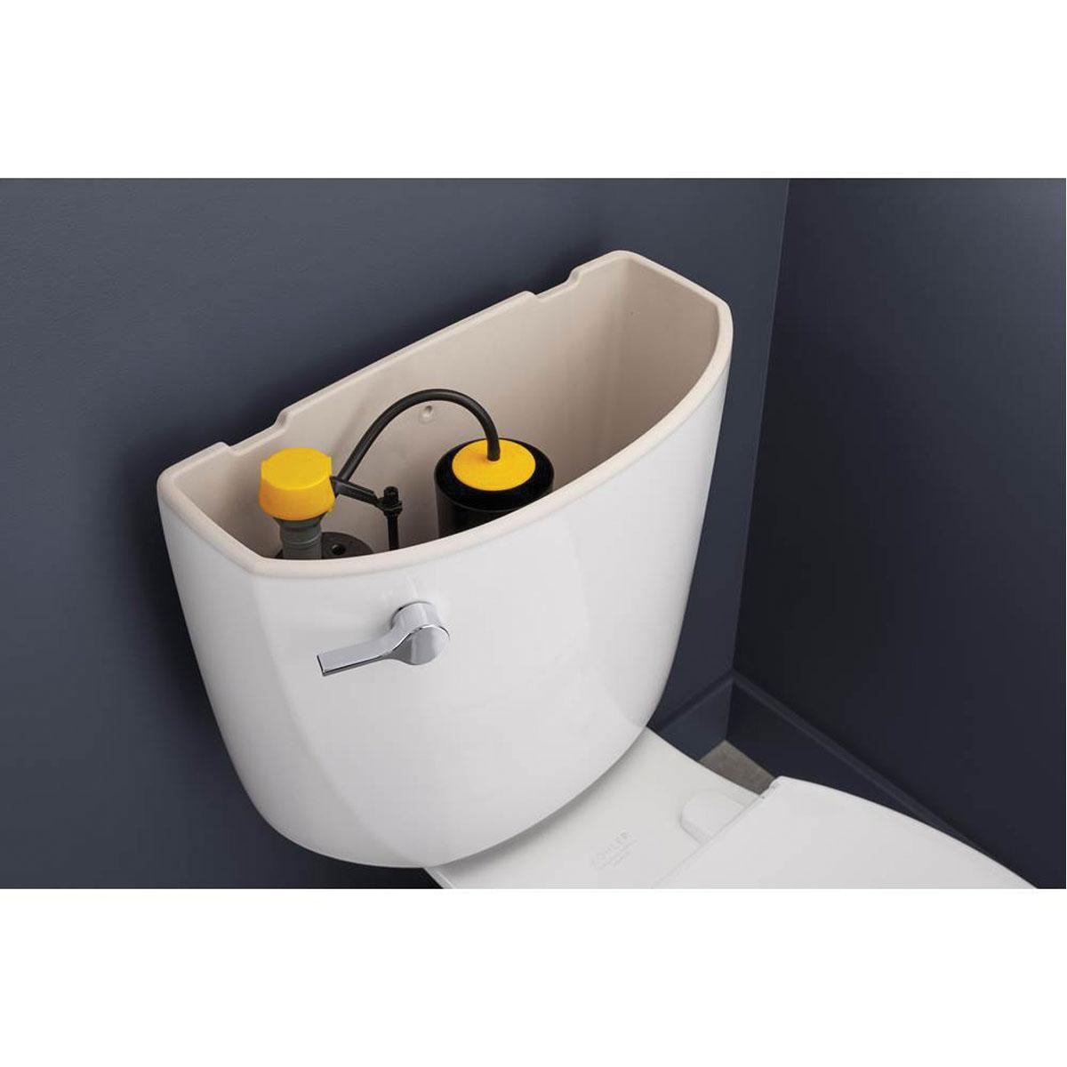 Kohler® Cimarron® K-31615-96 Toilet Tank, 1.28 gpf Flush Rate, Left Trip Lever, Bowl Mounting, Vitreous China, Biscuit thumbnail 4