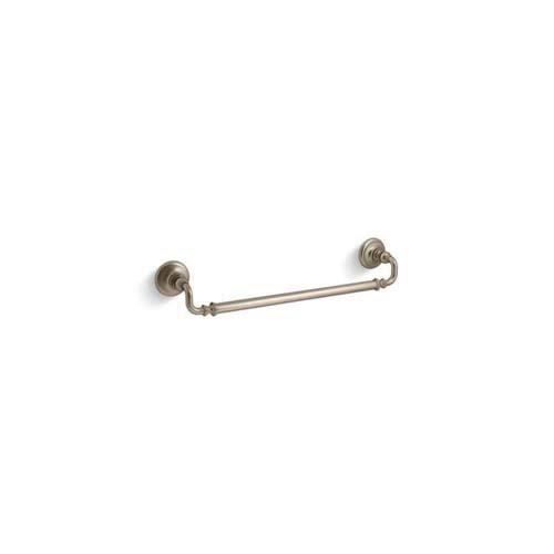 Kohler® Artifacts® 72567-BV Towel Bar, 18 in L Bar, 3 in OAH, 3-1/2 in OAW, Metal