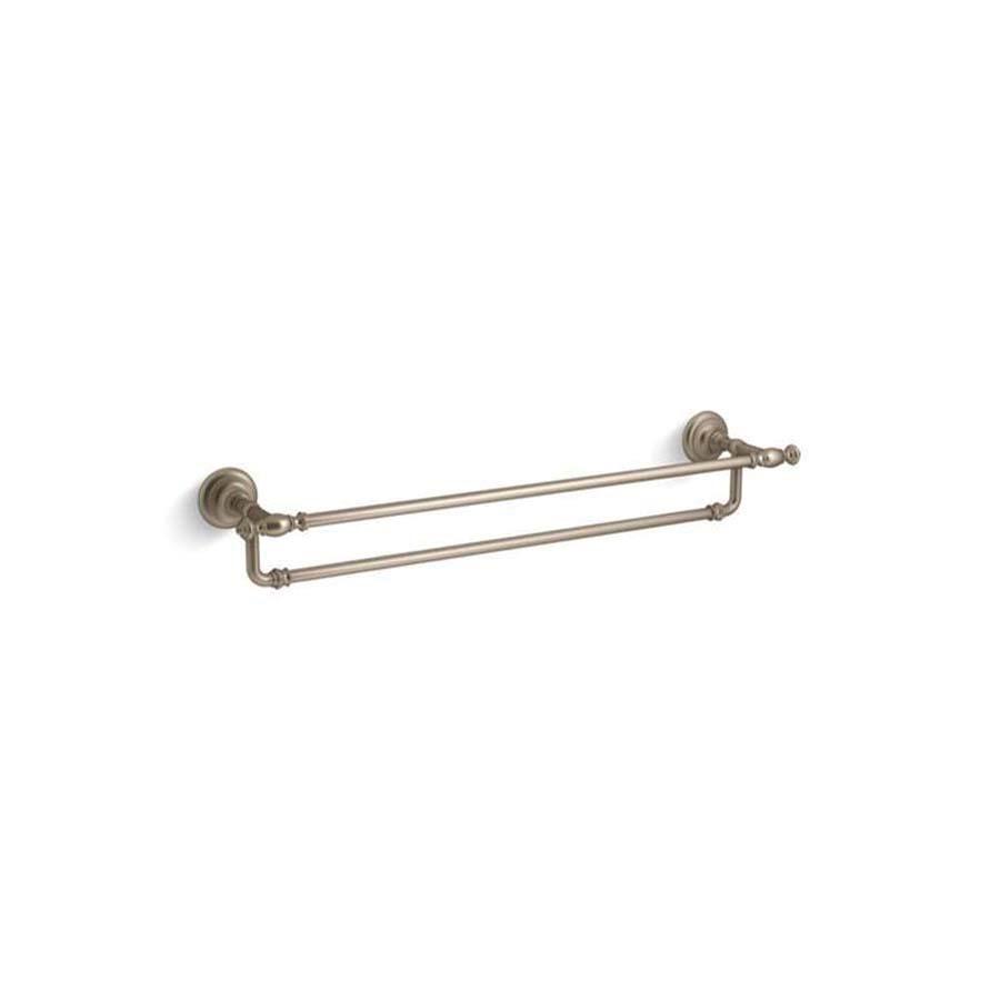 Kohler® Artifacts® 72570-BV Towel Bar, 24 in L Bar, 2-5/8 in OAH, 5 in OAW, Metal
