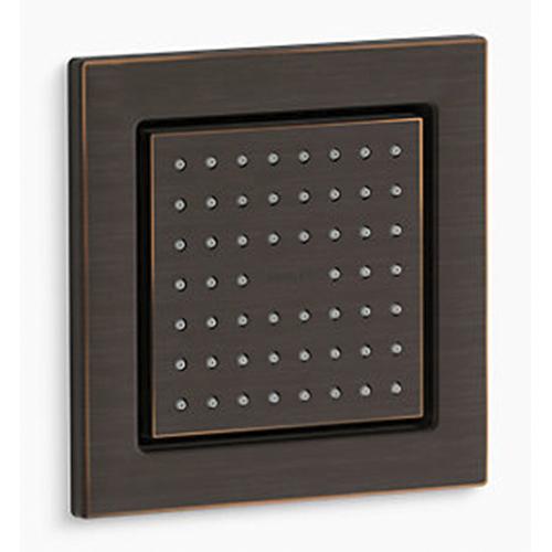 Kohler WaterTile&reg; K-8002 54-Nozzle 1-Setting Square Body Spray, Soothing Pattern, 2.5 gpm at 80 psi, Oil Rubbed Bronze