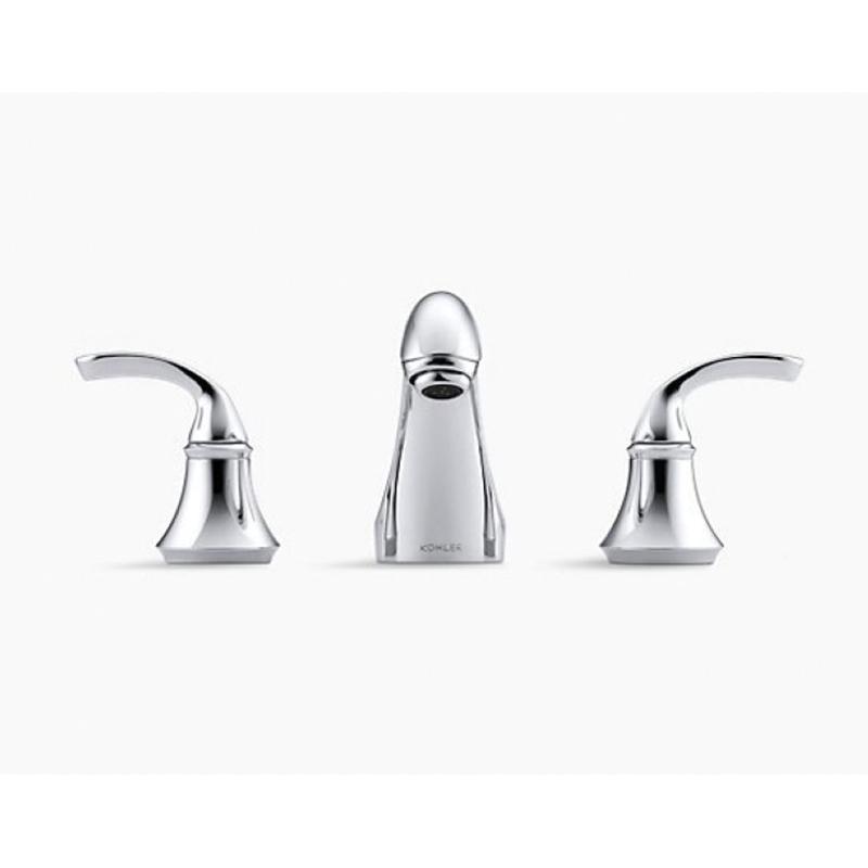 Kohler® Forte® K-10272-4-BN Bathroom Faucet, 2-Handle, Deck, Widespread, Pop-Up, Vibrant® Brushed Nickel