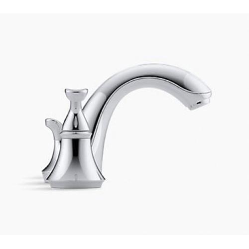 Kohler® Forte® K-10272-4-BN Bathroom Faucet, 2-Handle, Deck, Widespread, Pop-Up, Vibrant® Brushed Nickel thumbnail 3