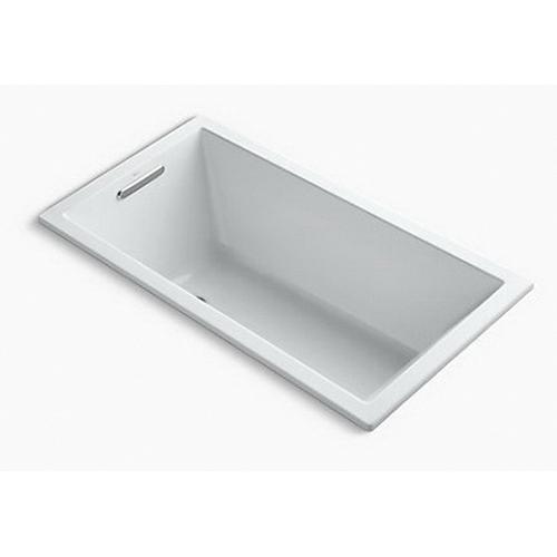 Kohler® Underscore® K-1130-0 Bathtub, Soaking Bath Therapy, Rectangular, 60 in L, 32 in W, Reversible Drain Location