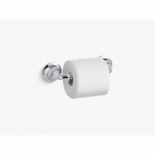 Kohler® Forte® 11374 Sculpted Brass Toilet Tissue Holder, 9-5/8 inch x 2-1/2 inch x 3-3/8 inch, Polished Chrome