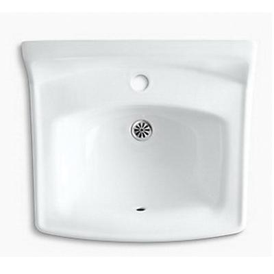 Kohler® Greenwich™ K-12643-0 Bathroom Sink, Rectangular, 1-Hole, Vitreous China, White
